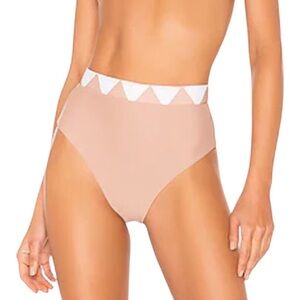 House of Harlow 1960 X Revolve Veda High Rise Tan Bikini Bottoms Small